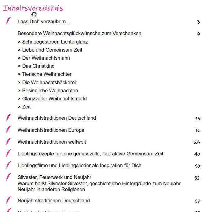 IT-Harmonisierer - fertiges Inhaltsverzeichnis mit Hyperlinks und PAGEREF